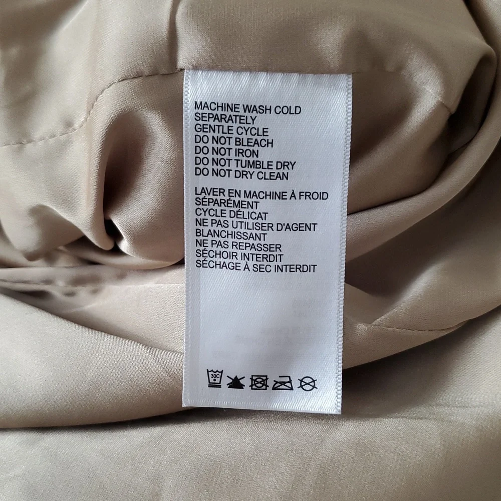 Blanc Noir Camo Anorak Jacket Hooded Pumice Stone Taupe Tan Size XS Reg. $229 - Picture 11 of 15